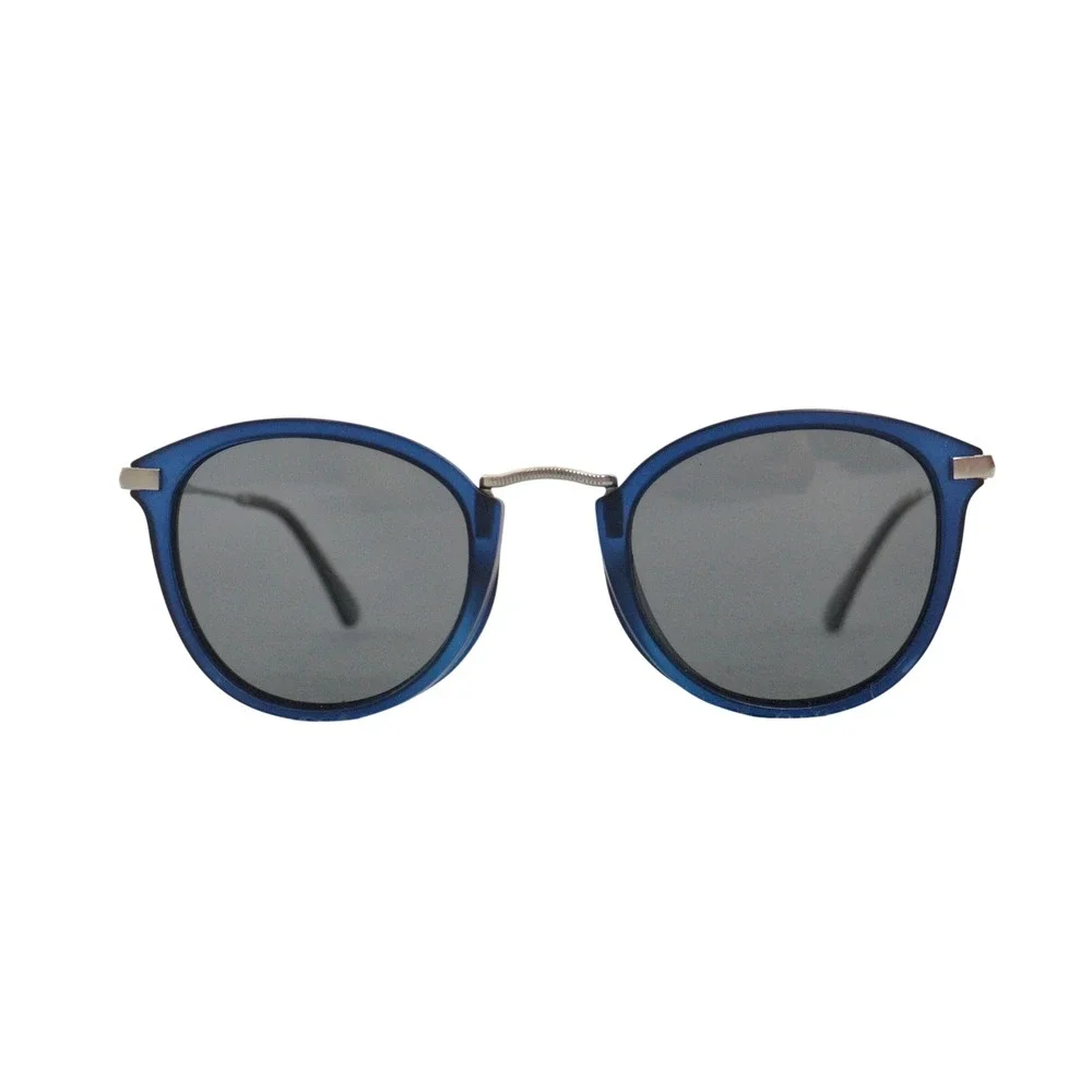 Cole Haan Sunglasses Polarized Round Navy Crystal CH8508 Men 50-22-145